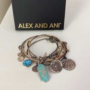 Alex and Ani Bracelet Set